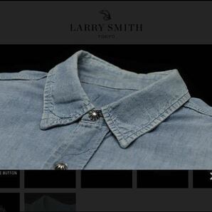 ★新品 未使用品 LARRY SMITH ラリースミス シェルコンチョ チェンジボタン SHELL CONCHA CHANGE BUTTON シルバー★の画像5