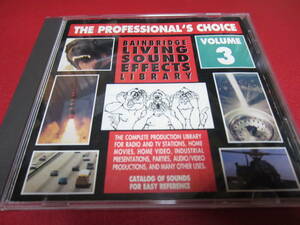 BAINBRIDGE LIVING SOUND EFFECTS LIBRARY vol.3 * there is defect. record . conspicuous scratch equipped.* effect sound CD