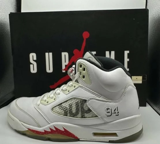 2023年最新】Yahoo!オークション -supreme 15aw nike air jordan 5の