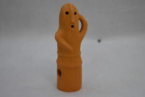 (NK) 埴輪 はにわ ハニワ Japanese made in NARA antique haniwa (flower of clay) folk art object 民芸品 飾り オブジェ コレクション