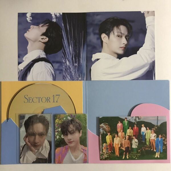 SEVENTEEN ジュン 4th Album Repackage SECTOR 17' COMPACT Ver. フォトブックトレカ 2枚 コンプ 検) セブチ CD未再生