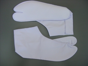 3385,白足袋 テトロンブロード 22.5 cm 裏Ｗ字織 きねや足袋