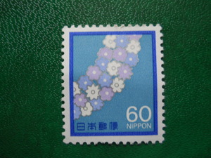 * social stamp 60 jpy flower wheel (1982.8.23 issue )