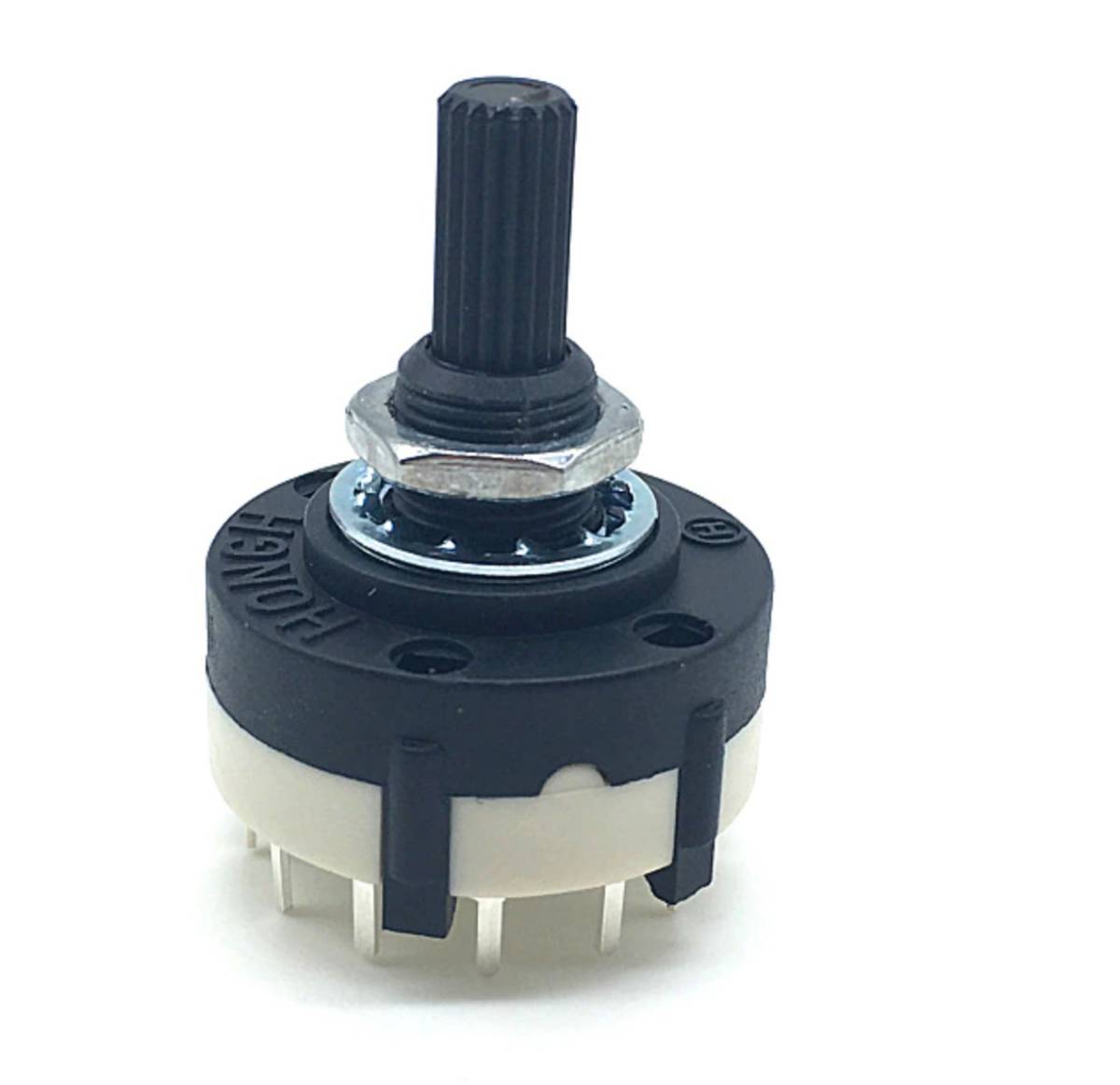 即発送可能】 【電子部品】NFSロータリスイッチ 6極4接点 パネル