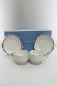 WEDGWOOD◆カップ&ソーサー/2点セット/WEDGWOOD/ウェッジウッド/VERA WANG VERA MODERNE