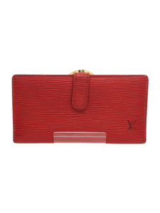 LOUIS VUITTON◆コンチネンタルヴィエノワ_エピ_RED/レザー/RED