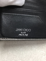 JIMMY CHOO◆ALBANY/アルバニー/スタースタッズ/コンパクトウォレット/2つ折り財布/中古_画像3