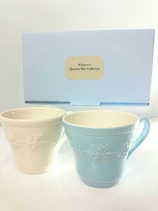 WEDGWOOD◆カップ/queens ware/ウェッジウッド/クイーンズウェアコレクション/フェスティビティ