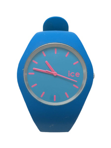 ice watch◆クォーツ腕時計/アナログ/ラバー/BLU/BLU