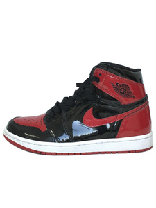 NIKE◆ハイカットスニーカー/25.5cm/BLK/JORDAN 1 RETRO HIGH OG/Patent Bred