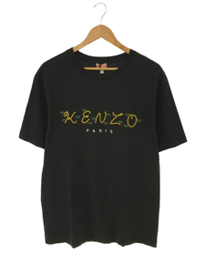 KENZO◆Nigo Tiger Tail/FC55TS407CSL/Tシャツ/M/コットン/BLK/無地