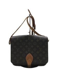 LOUIS VUITTON◆カルトシエール_モノグラムキャンバス/PVC/BRW/M51252/ショルダーバッグ/カバン/鞄/