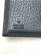 GUCCI◆2つ折り財布/レザー/BLK/170369/筆記体ロゴ/シルバー金具ロゴ/スナップ_画像3