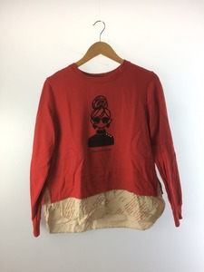 Miss edi collection/do King reverse side wool sweat /38/ cotton / red /ji on commercial firm 