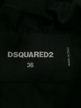 DSQUARED2◆17AW/シングルチェスターコート/36/ウール/メルトン/ブラック/黒/S75AA0198_画像3