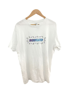 UNDEFEATED◆Tシャツ/M/コットン/WHT/プリント