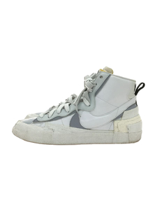 NIKE◆BLAZER MID SACAI/ブレーザーミッドサカイ/ホワイト/BV0072-100/27.5cm/WHT