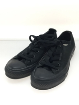 CONVERSE◆CONVERSE/ローカットスニーカー/22.5cm/BLK/キャンバス_画像2