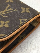 LOUIS VUITTON◆ポシェット・ツインGM_モノグラム/PVC/ブラウン/M51852/FL0021_画像7