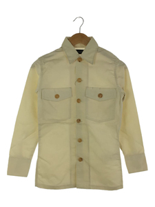 MADISONBLUE◆MILITARY SHIRT LINEN CANVAS/ミリタリーシャツ/0/ナイロン/IVO/MB171-5022