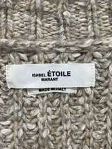 ISABEL MARANT ETOILE◆パフスリーブプルオーバー/セーター(厚手)/36/コットン/BEG/78-02-06-02003//ボートネック ローゲージ 霜降り_画像3