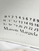 Maison Margiela◆財布/レザー/ホワイト/総柄/レディース/メゾンマルジェラ_画像3