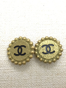 CHANEL◆90s/94年製/Vintage/ココマーク/フラワーイヤリング/イヤリング/ゴールド/レディース/