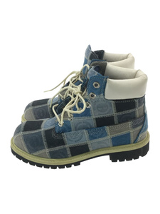 Timberland◆ブーツ/34/BLU/スウェード