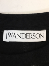 JW ANDERSON(J.W.ANDERSON)◆長袖フローラルスリーブフレアドレスワンピース/S/コットン/ブラック/JD0007PG0482901_画像3