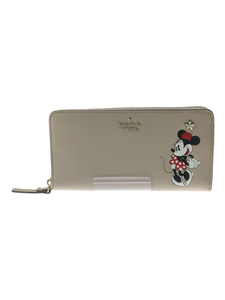 kate spade new york◆長財布/PVC/BEG/レディース