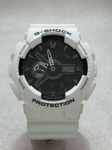 CASIO◆クォーツ腕時計・G-SHOCK/デジアナ/WHT