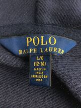 RALPH LAUREN◆パーカー/160cm/コットン/NVY_画像3