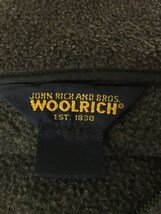 Woolrich◆フリースジャケット/-/ポリエステル/グレー/無地_画像3