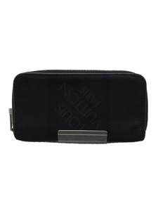 LOUIS VUITTON◆ポルトフォイユ ロンジッペ/ダミエジェアン/長財布/キャンバス/レザー/BLK/M93546