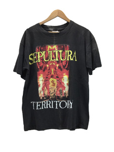 sepultura/90s/wild oatsボディ/Tシャツ/L/バンドT/BLK/両面プリント