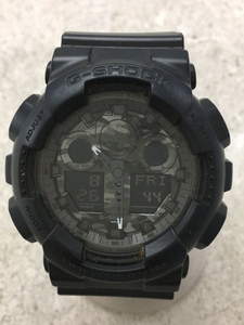 CASIO◆クォーツ腕時計・G-SHOCK/デジアナ/BLK