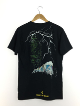 MARCELO BURLON COUNTY OF MILAN◆マルセロブロンカウンティオブミラン/Tシャツ/S/コットン/ブラック/黒/WOLF EAGLE_画像2