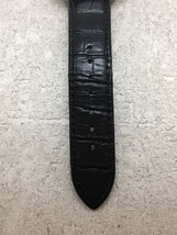 VICTORINOX SWISS ARMY◆クォーツ腕時計/アナログ/BLK/ベルト非正規品/表面小傷あり/241122_画像5