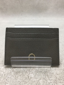 BVLGARI Rosenthal◆カードケース/レザー/GRY/レディース