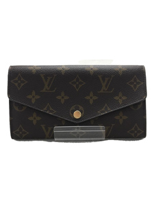 LOUIS VUITTON◆長財布/フェイクレザー/レディース/M62235/モノグラム/ポルトファイユサラ/ローズバレリーヌ