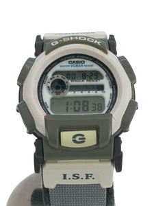 CASIO◆クォーツ腕時計・G-SHOCK/デジタル/GRY/GRY/SS