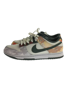 NIKE◆DUNK LOW Sail Multi-Camo/DH0957-100/ローカットスニーカー/28.5cm/