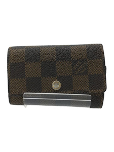 LOUIS VUITTON◆ミュルティクレ6_ダミエ・エベヌ_BRW/PVC/BRW/N62630/CT2122