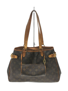 LOUIS VUITTON◆バティニョールオリゾンタル_モノグラム_BRW/PVC/BRW/M51154/DU0015/ポーチ付