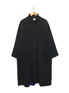 SOPHNET.◆18AW YARMO WOOL MELTON LAB COAT ウールメルトンコート/BLK/SOPH-189038