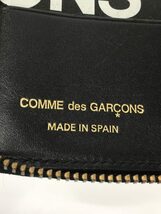 COMME des GARCONS HOMME◆2つ折り財布/-/BLK_画像3