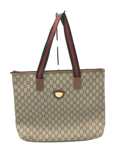 GUCCI PLUS◆トートバッグ/PVC/BRW