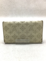 LOUIS VUITTON◆長財布/レザー/CRM/総柄/レディース_画像2