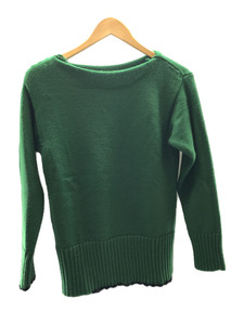 Maison Margiela◆21AW/Cropped Sweater/セーター(厚手)/L/ウール/GRN/S50GP0257