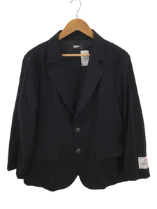 MYne MIHARA YASUHIRO◆tape tailored jacket/テーラードジャケット/S/レーヨン/BLK/無地
